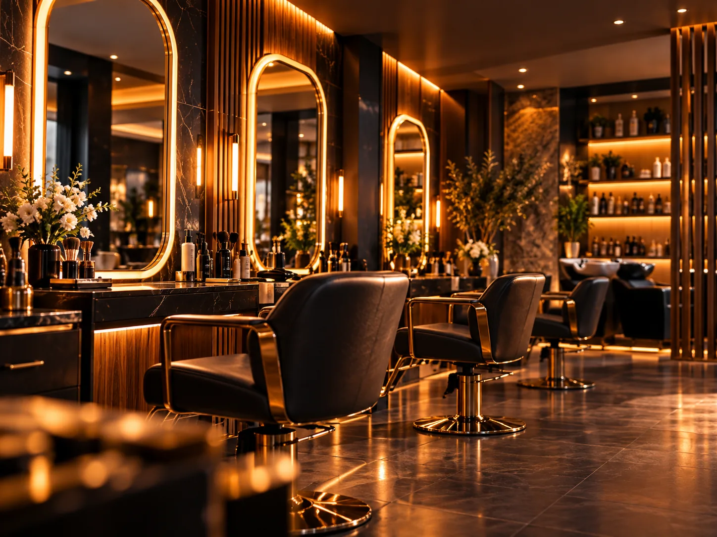 Salon website design